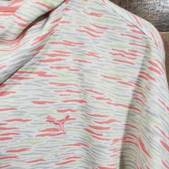 Puma colorful dry cell long sleeve hooded athletic shirt woman's size medium - Picture 11 of 11